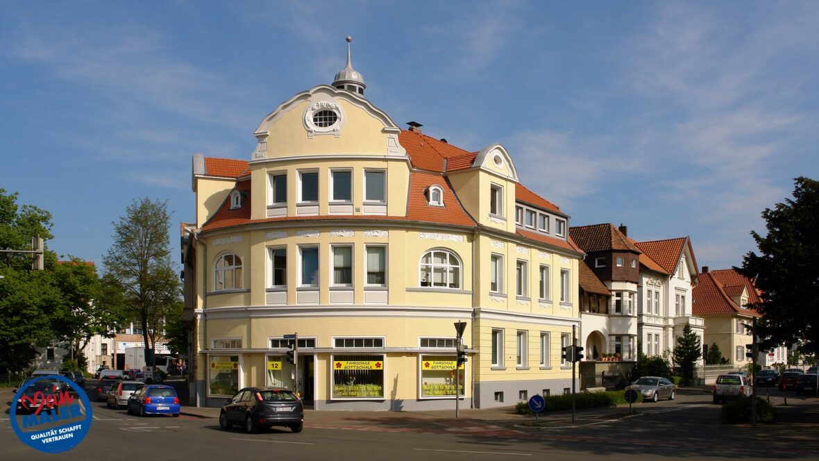 Denkmalschutzgerechte Fassadensanierung Maler Detmold Paderborn Bielefeld 01